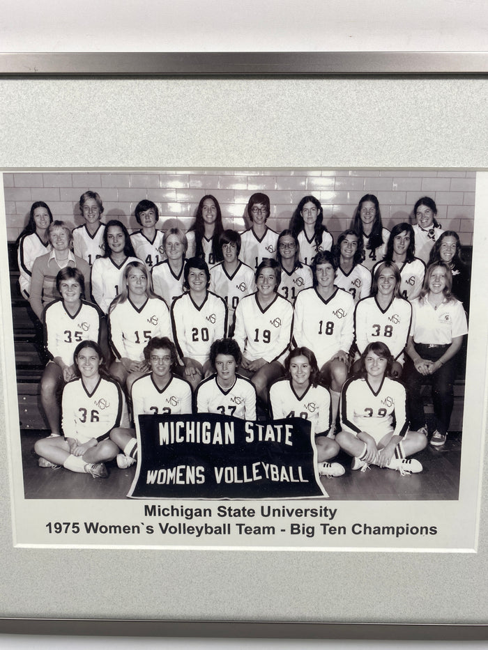 Michigan State University 1975 Women's Volleyball Team - Big Ten Champions
