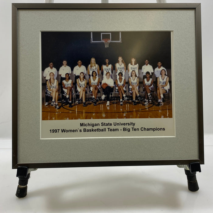 Michigan State University 1997 Women's Basketball Team Big Ten Champions Framed Team Photo