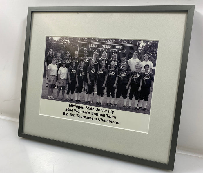 Michigan State University 2004 Women's Softball Team - Matted Photo