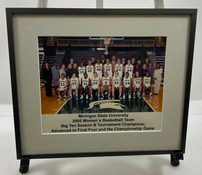 Michigan State University 2005 Women's Basketball Team Framed Championship Team Photo