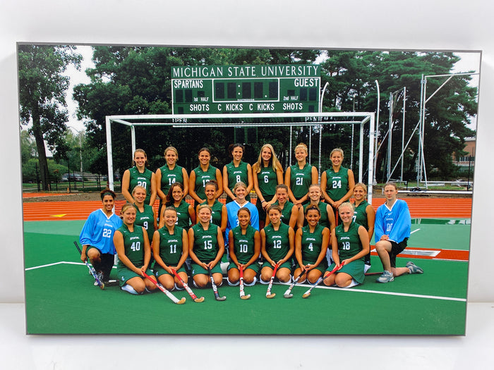 Michigan State University Women's Field Hockey Team Photo #1 Small Sized Plaque