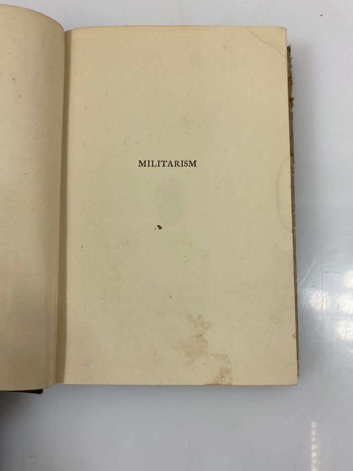 Militarism Liebknecht Suppressed Book 2nd Print 1917 HCDJ