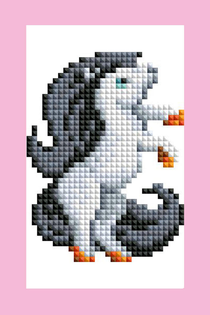 Diamond Painting Mini Dazzles - Animal Kingdom Part 1 3x5"(7.6cm"x12.7cm) / Square With 23 Colors Including 1 AB and 22 Fairy Dust Diamonds / 4,533