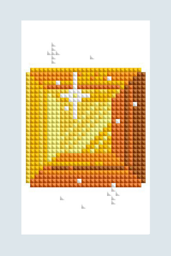 Diamond Painting Mini Dazzles™ - Birthstone 4" x 6" (10.2cm x 15.2cm) / Square With 71 Colors Including 2 ABs and 69 Fairy Dust Diamonds / 9,099