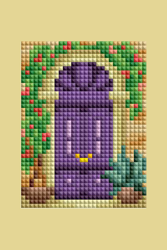 Diamond Painting Mini Dazzles™ - Doors 4" x 6" (10.2cm x 15.2cm) / Square With 35 Colors Including 1 AB and 1 Frosted Diamond and 33 Fairy Dust Diamonds / 7,200