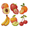 Diamond Painting Mini Dazzles™ - Fruits 4" x 6" (10.2cm x 15.2cm) / Square With 18 Colors Including 18 Fairy Dust Diamonds / 4,262