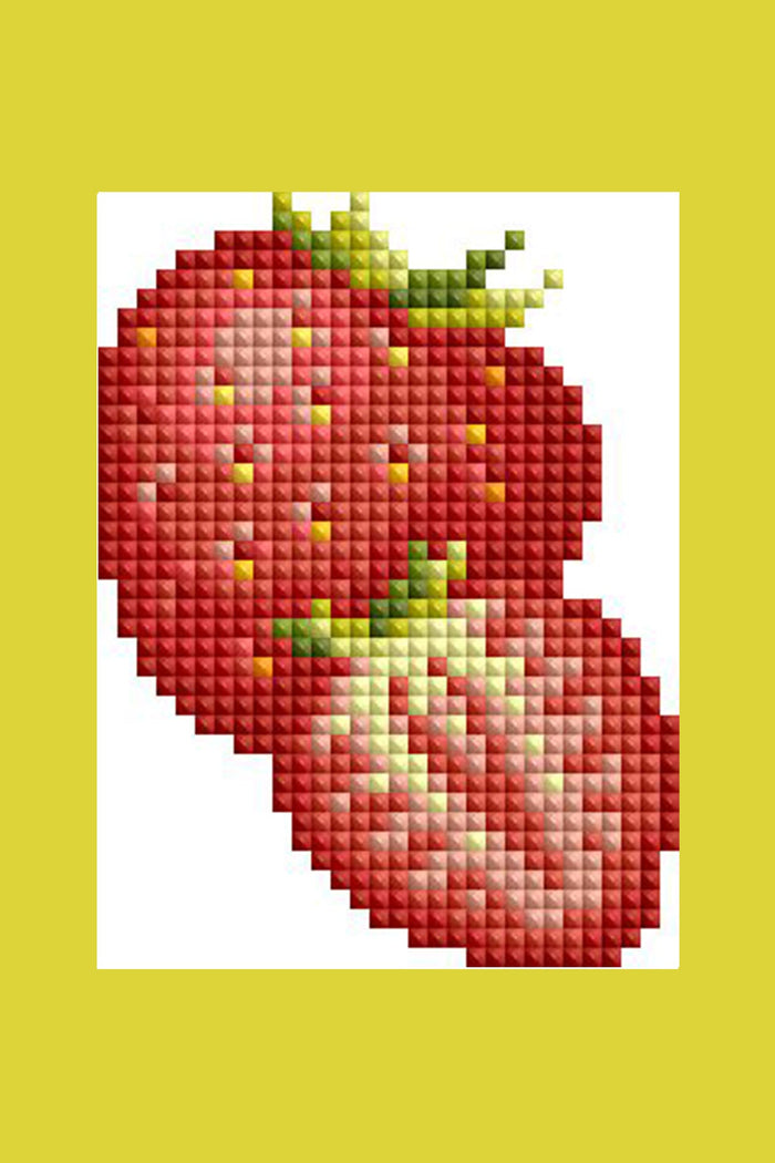 Diamond Painting Mini Dazzles™ - Fruits 4" x 6" (10.2cm x 15.2cm) / Square With 18 Colors Including 18 Fairy Dust Diamonds / 4,262