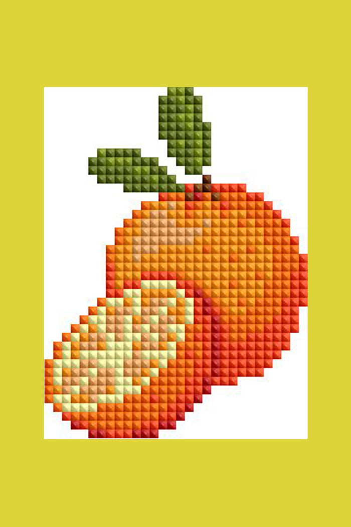 Diamond Painting Mini Dazzles™ - Fruits 4" x 6" (10.2cm x 15.2cm) / Square With 18 Colors Including 18 Fairy Dust Diamonds / 4,262