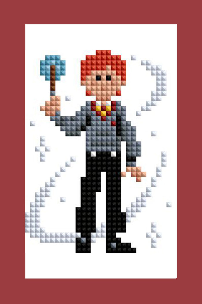 Diamond Painting Mini Dazzles™ - Harry Potter 4" x 6" (10.2cm x 15.2cm) / Square With 18 Colors Including 1 AB and 1 Iridescent Diamond and 1 Frosted Diamond and 15 Fairy Dust Diamonds / 3,244
