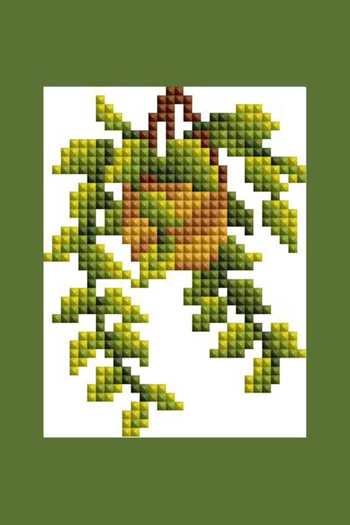 Diamond Painting Mini Dazzles™ - House Plants 4" x 6" (10.2cm x 15.2cm) / Square With 24 Colors Including 1 AB and 23 Fairy Dust Diamonds / 4,002