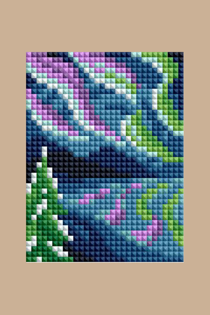Diamond Painting Mini Dazzles™ - National Parks 4" x 6" (10.2cm x 15.2cm) / Square With 40 Colors Including 2 ABs and 1 Iridescent Diamond and 37 Fairy Dust Diamonds / 14,400