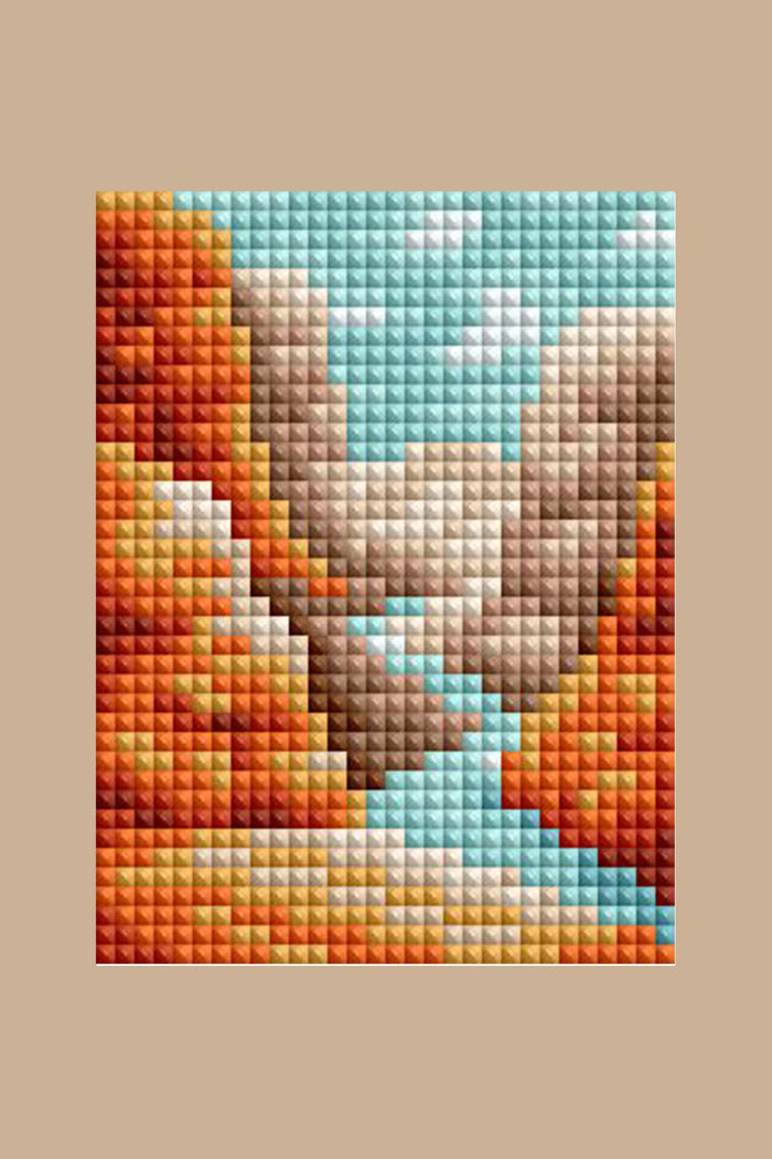 Diamond Painting Mini Dazzles™ - National Parks 4" x 6" (10.2cm x 15.2cm) / Square With 40 Colors Including 2 ABs and 1 Iridescent Diamond and 37 Fairy Dust Diamonds / 14,400