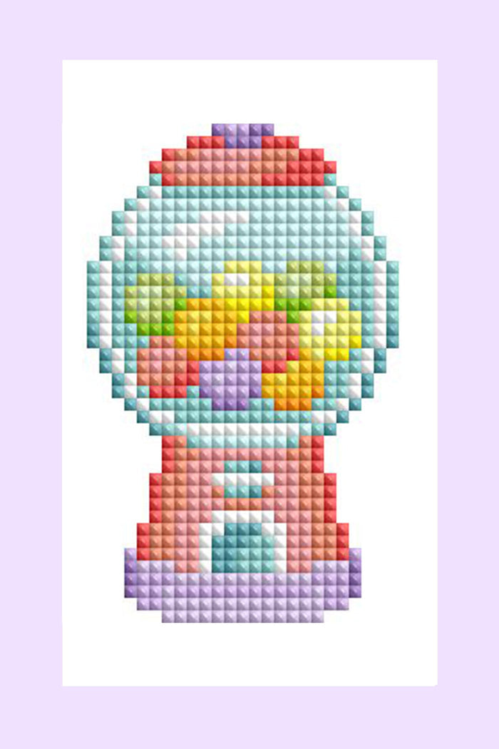Diamond Painting Mini Dazzles™ - Rainbow 4" x 6" (10.2cm x 15.2cm) / Square With 19 Colors Including 1 AB and 18 Fairy Dust Diamonds / 4,217