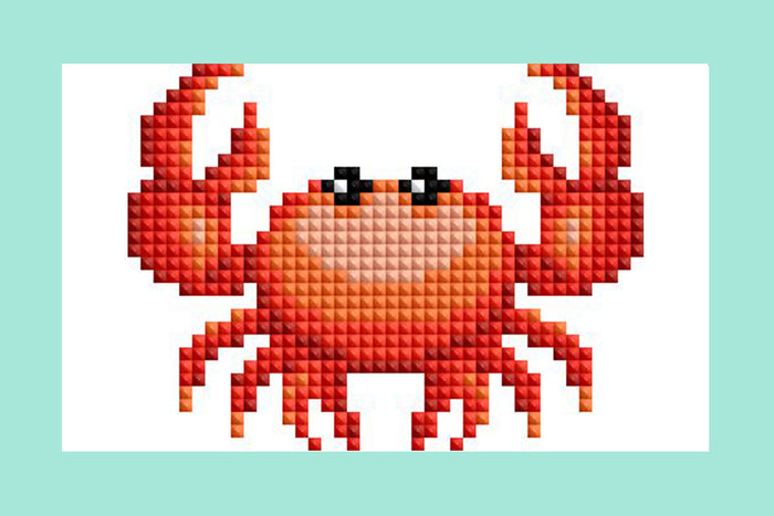 Diamond Painting Mini Dazzles™ - Sea Creatures 4" x 6" (10.2cm x 15.2cm) / Square With 18 Colors Including 18 Fairy Dust Diamonds / 3,650
