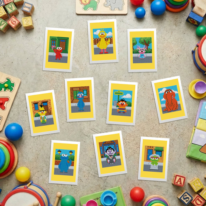 Diamond Painting Mini Dazzles™ - Sesame Street® 4" x 6" (10.2cm x 15.2cm) / Square With 28 Colors Including 1 AB and 27 Fairy Dust Diamonds / 12,000