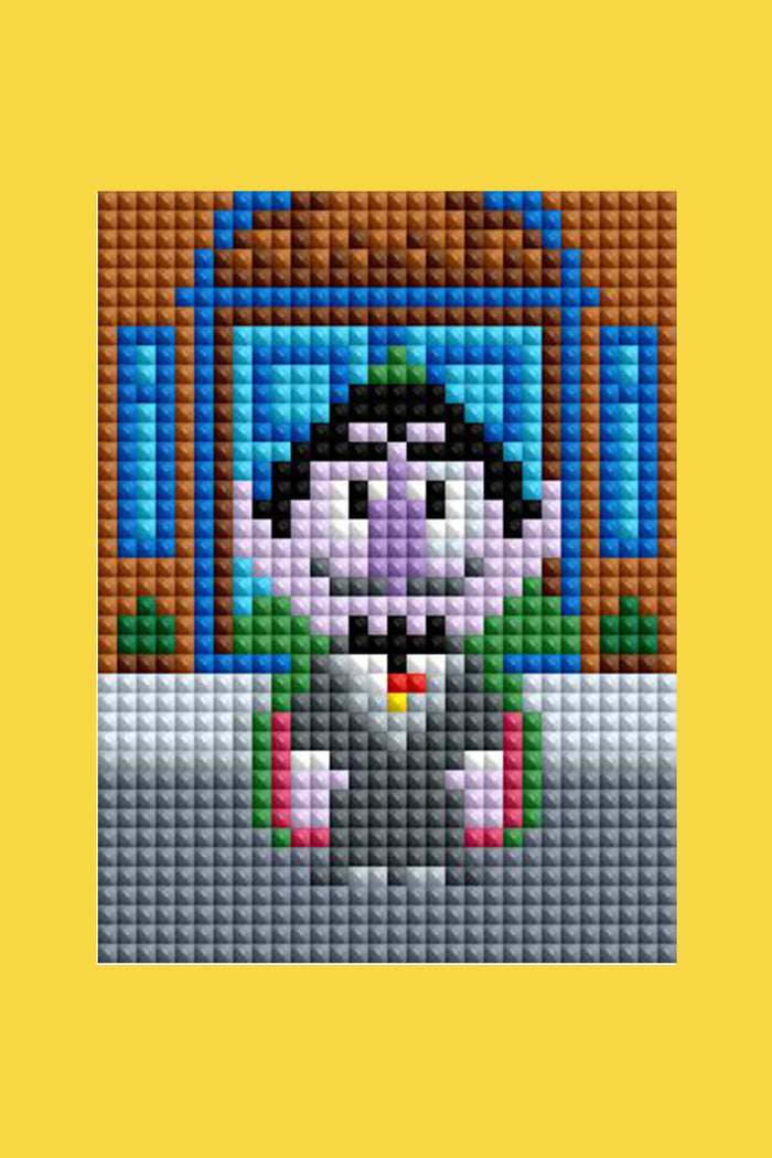 Diamond Painting Mini Dazzles™ - Sesame Street 4" x 6" (10.2cm x 15.2cm) / Square With 28 Colors Including 1 AB and 27 Fairy Dust Diamonds / 12,000