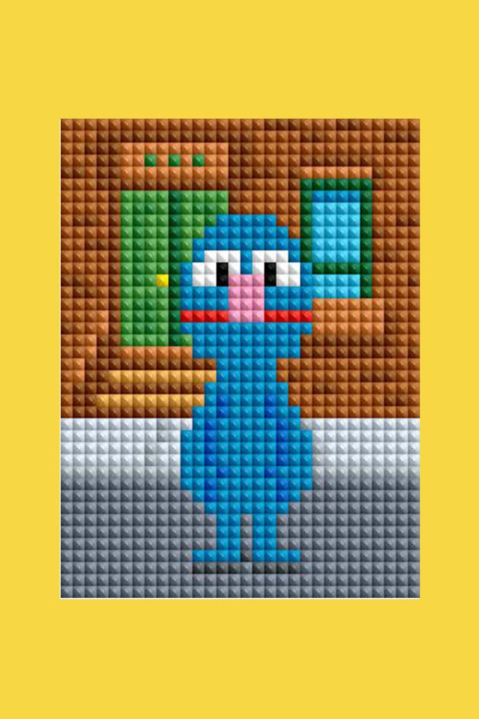 Diamond Painting Mini Dazzles™ - Sesame Street 4" x 6" (10.2cm x 15.2cm) / Square With 28 Colors Including 1 AB and 27 Fairy Dust Diamonds / 12,000