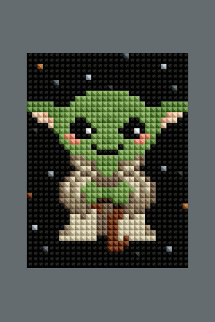 Diamond Painting Mini Dazzles™ - Star Wars 4" x 6" (10.2cm x 15.2cm) / Square With / 0