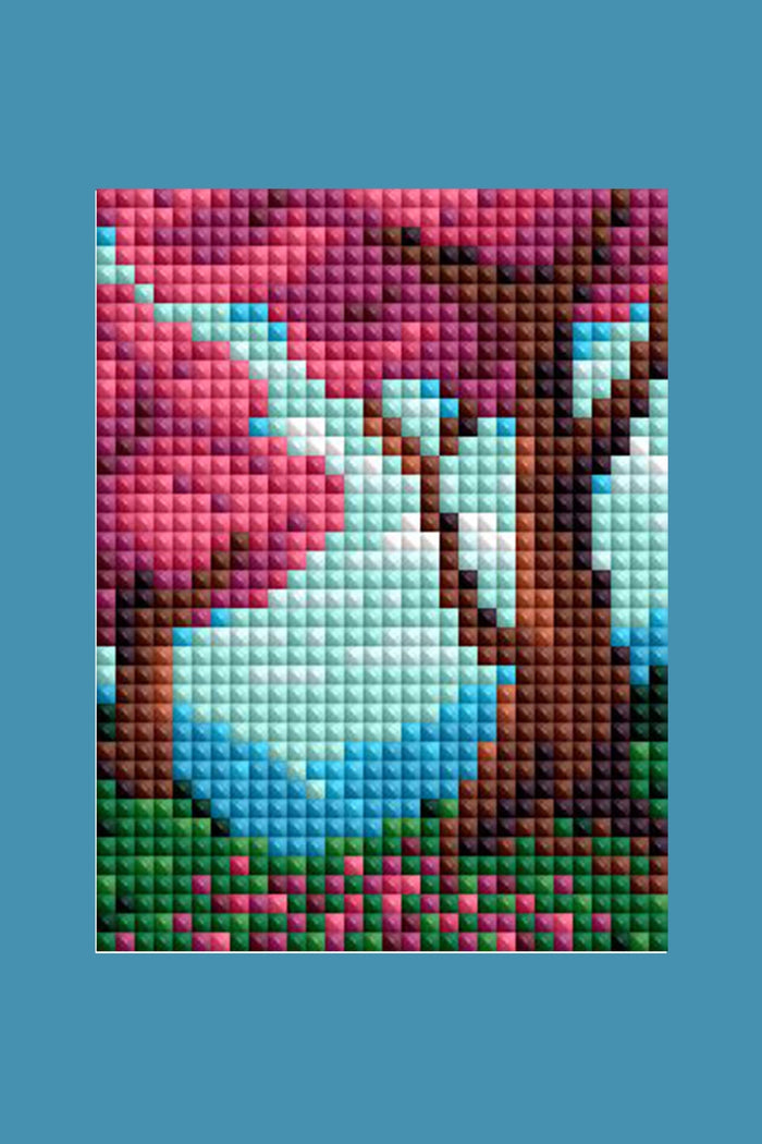 Diamond Painting Mini Dazzles - Wonderful Nature Part 1 3x5"(7.6cm"x12.7cm) / Square With 13 Colors Including 1 AB and 12 Fairy Dust Diamonds / 4,576