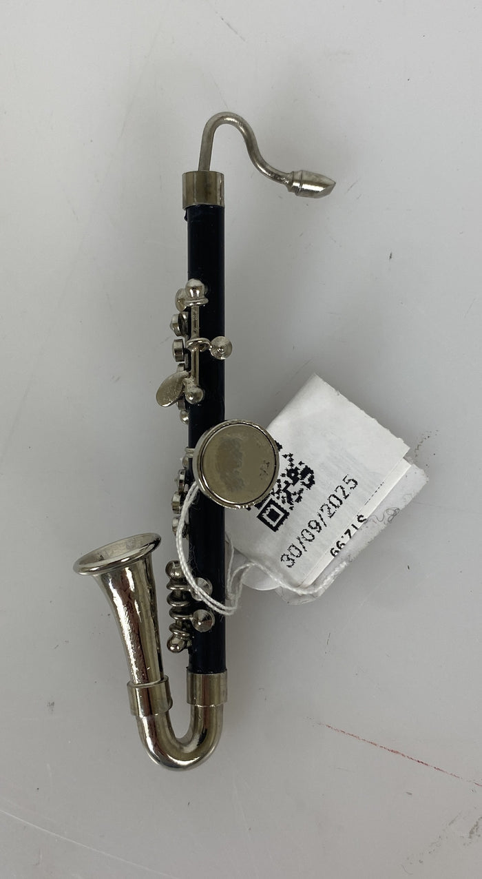 Miniature Black Bass Clarinet Magnet