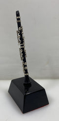 Miniature Black Clarinet With Base