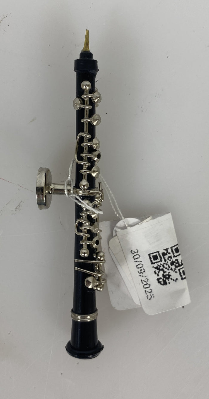 Miniature Black Oboe Magnet