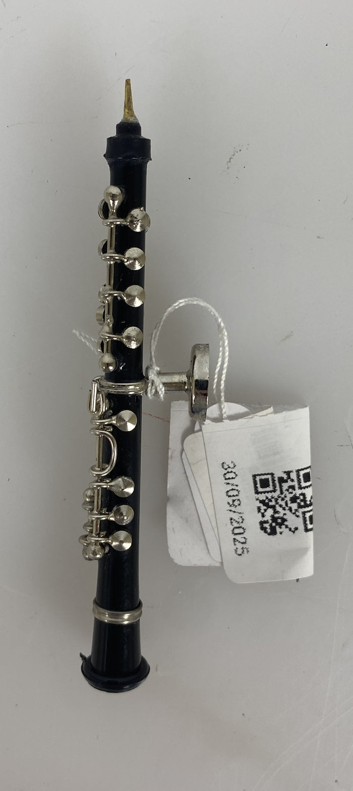 Miniature Black Oboe Magnet