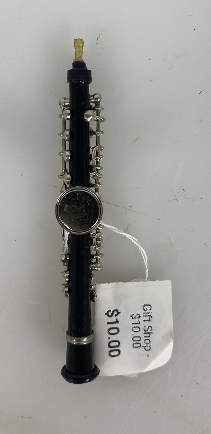 Miniature Black Oboe Magnet