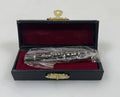 Miniature Black Oboe With Case