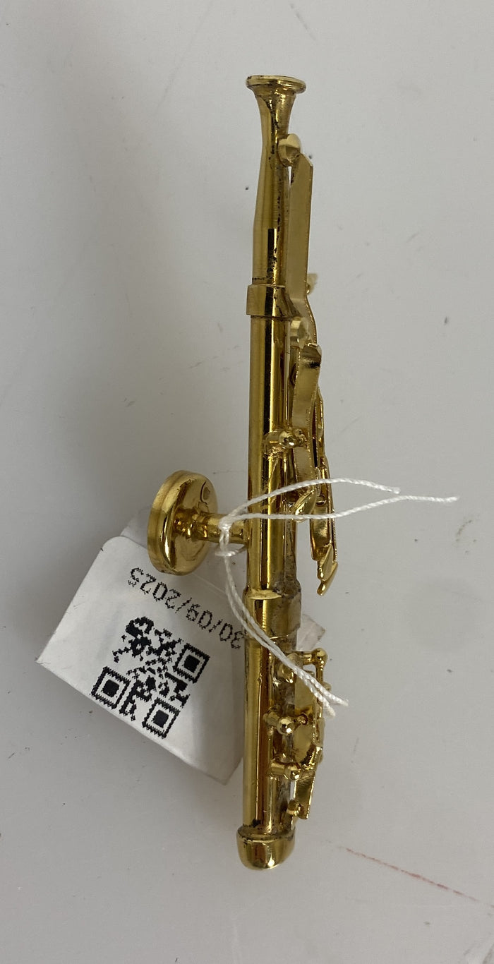 Miniature Gold Brass Bassoon Magnet