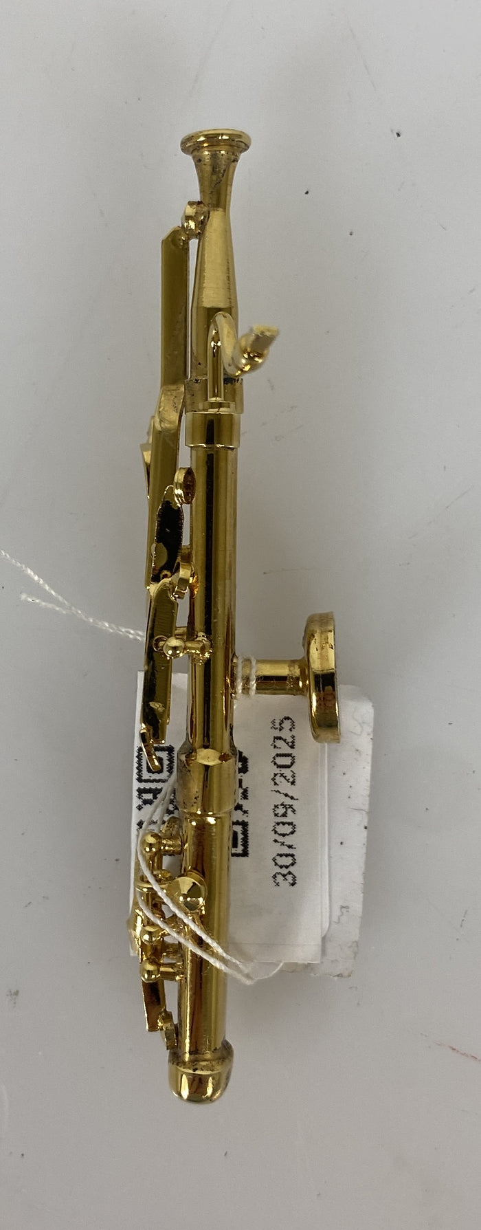 Miniature Gold Brass Bassoon Magnet
