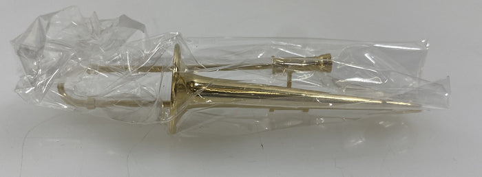 Miniature Gold Brass Trombone With Case