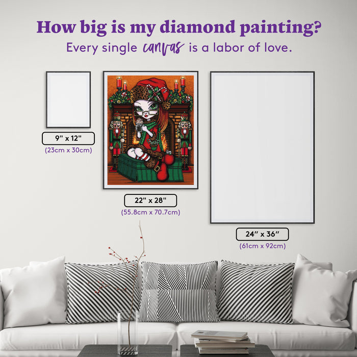 Diamond Painting Minikin Chris 22" x 28" (55.8cm x 70.7cm) / Square with 75 Colors including 1 AB and 5 Fairy Dust Diamonds / 63,616