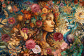 Diamond Painting Mother Earth 41.3" x 27.6" (104.8cm x 69.9cm) / Square with 93 Colors including 3 ABs and 3 Fairy Dust Diamonds / 118,301