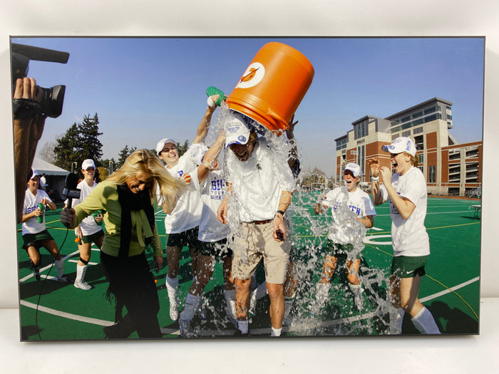 MSU 2009 BIG10 Women's Field Hockey Championship Water Dump Celebration Photo Small Sized Plaque