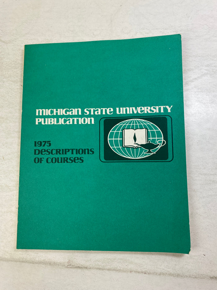 MSU Michigan State Course Descriptions 1975 SC
