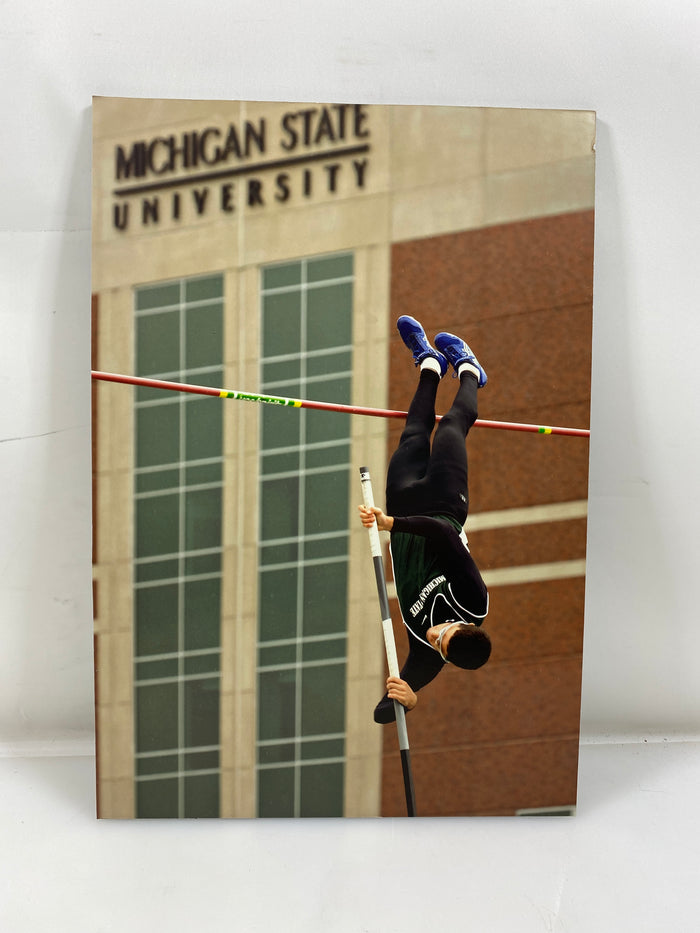 MSU Pole Vault Photo on Board Foam
