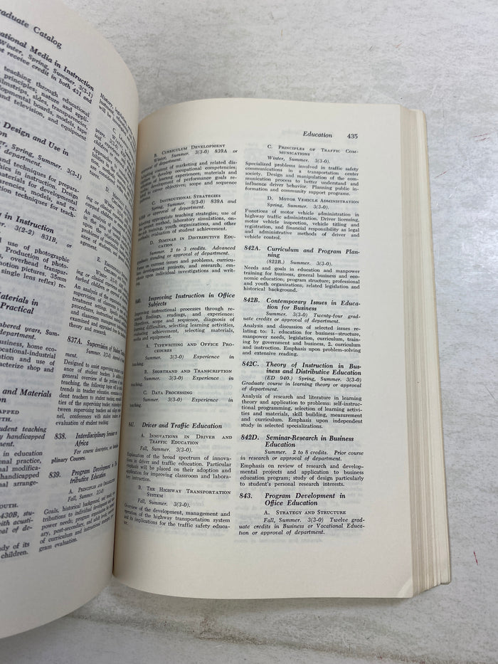 MSU Vintage Graduate Study Catalog 1971-1972