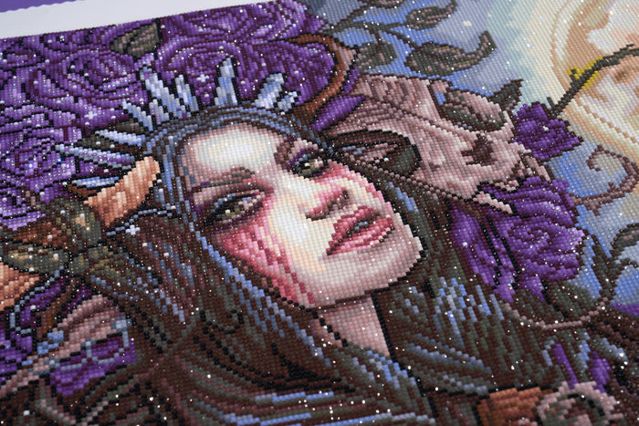 Diamond Painting My Wild Feelings 28" x 22" (71cm x 55.6cm) / Round with 54 Colors including 2 ABs and 2 Fairy Dust Diamonds / 52,116