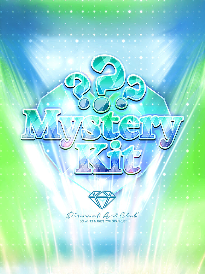 Diamond Painting Mystery Kit - Interior 23.6" x 31.5" (60cm x 79.9cm) / Square With 47 Colors Including 1 Frosted Diamond and 3 Fairy Dust Diamonds / 77,361