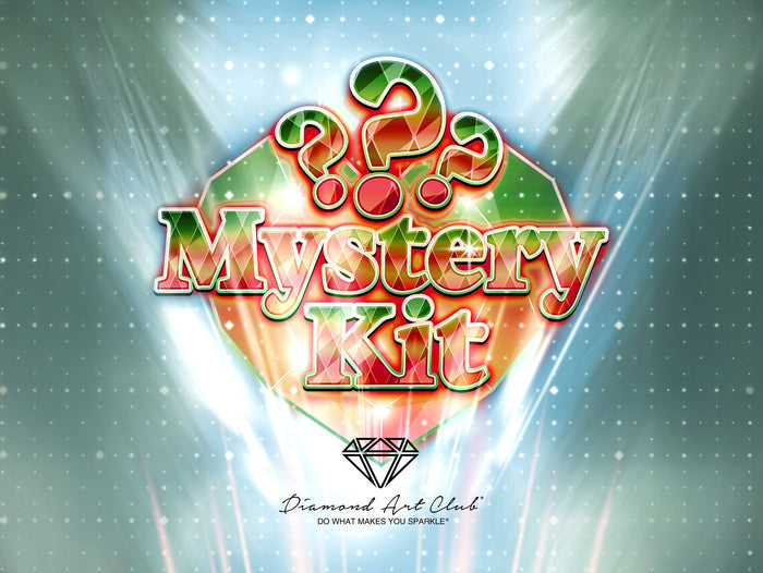 Diamond Painting Mystery Kit #99 - Christmas (Festive) 31.5" x 23.6" (79.9cm x 60cm) / Square with 61 Colors including 1 AB and 4 Fairy Dust Diamonds / 77,361