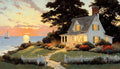 Diamond Painting Nantucket Sunset 38" x 22" (96.3cm x 55.8cm) / Square with 67 Colors including 2 ABs and 5 Fairy Dust Diamonds / 86,688
