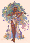 Diamond Painting Nature Fiddle 25.6" x 36.6" (65cm x 92.8cm) / Square with 82 Colors including 4 ABs and 5 Fairy Dust Diamonds / 51,868