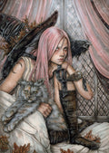 Diamond Painting Never Alone 22" x 31" (55.8cm x 78.7cm) / Square with 62 Colors including 1 AB and 4 Fairy Dust Diamonds / 70,784