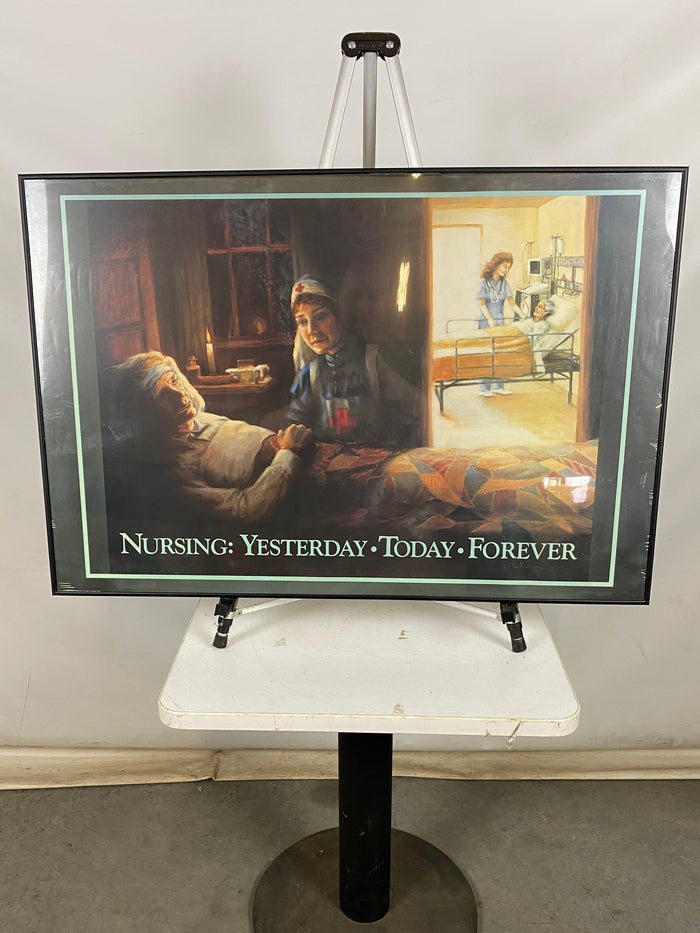 'Nursing: Yesterday, Today, Forever' Framed Print