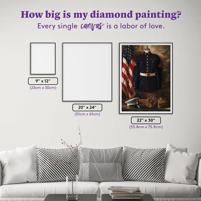 Diamond Painting Oceanic Authority 22" x 30" (55.8cm x 75.9cm) / Square with 43 Colors including 2 ABs and 4 Fairy Dust Diamonds / 68,320