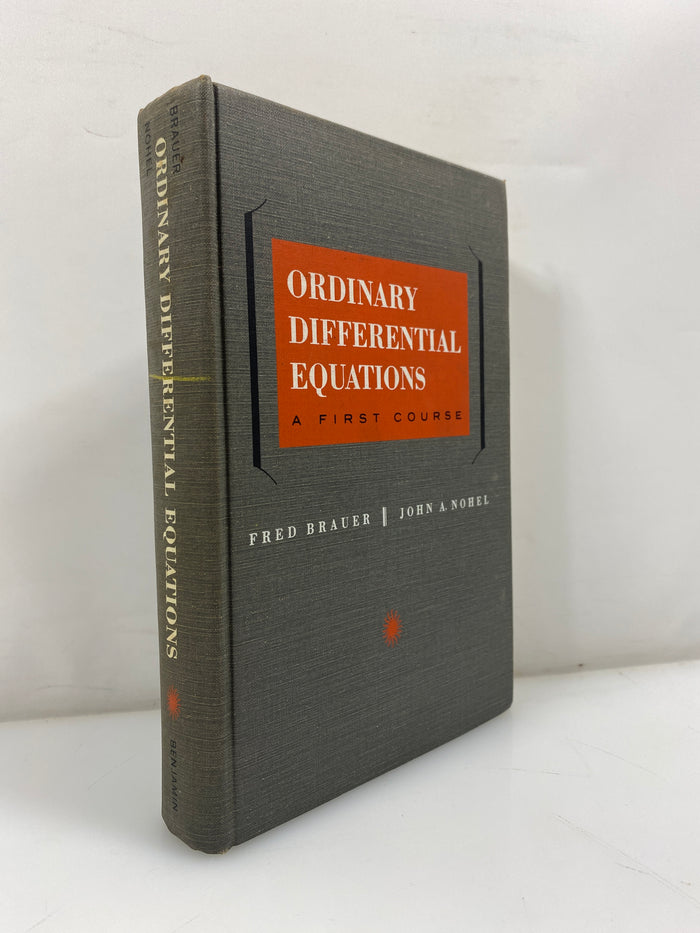 Ordinary Differential Equations by Brauer/Nohel 1967 HC