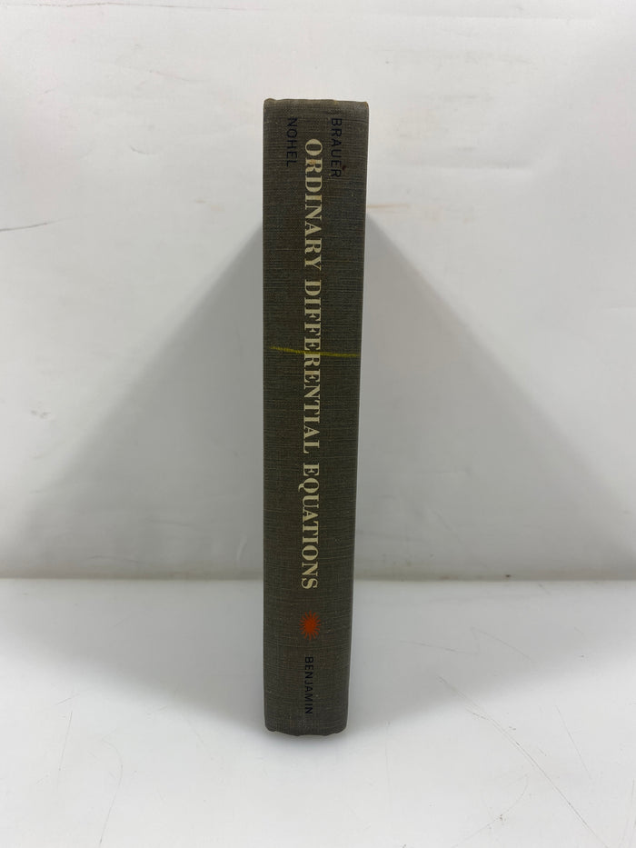 Ordinary Differential Equations by Brauer/Nohel 1967 HC