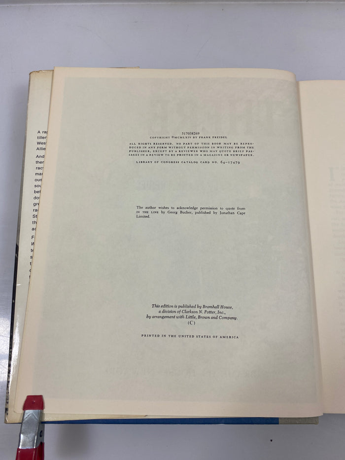 Over There by Frank Freidel Bramhall House 1964 HCDJ