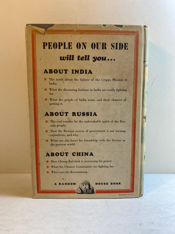 People On Our Side by Edgar Snow 1944 HCDJ